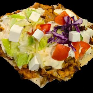 Kebab w bułka z feta