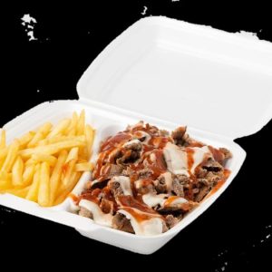 Kebab na talerzu bez surówek