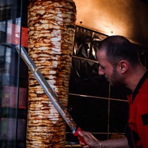 Kebab w bułka meksykański